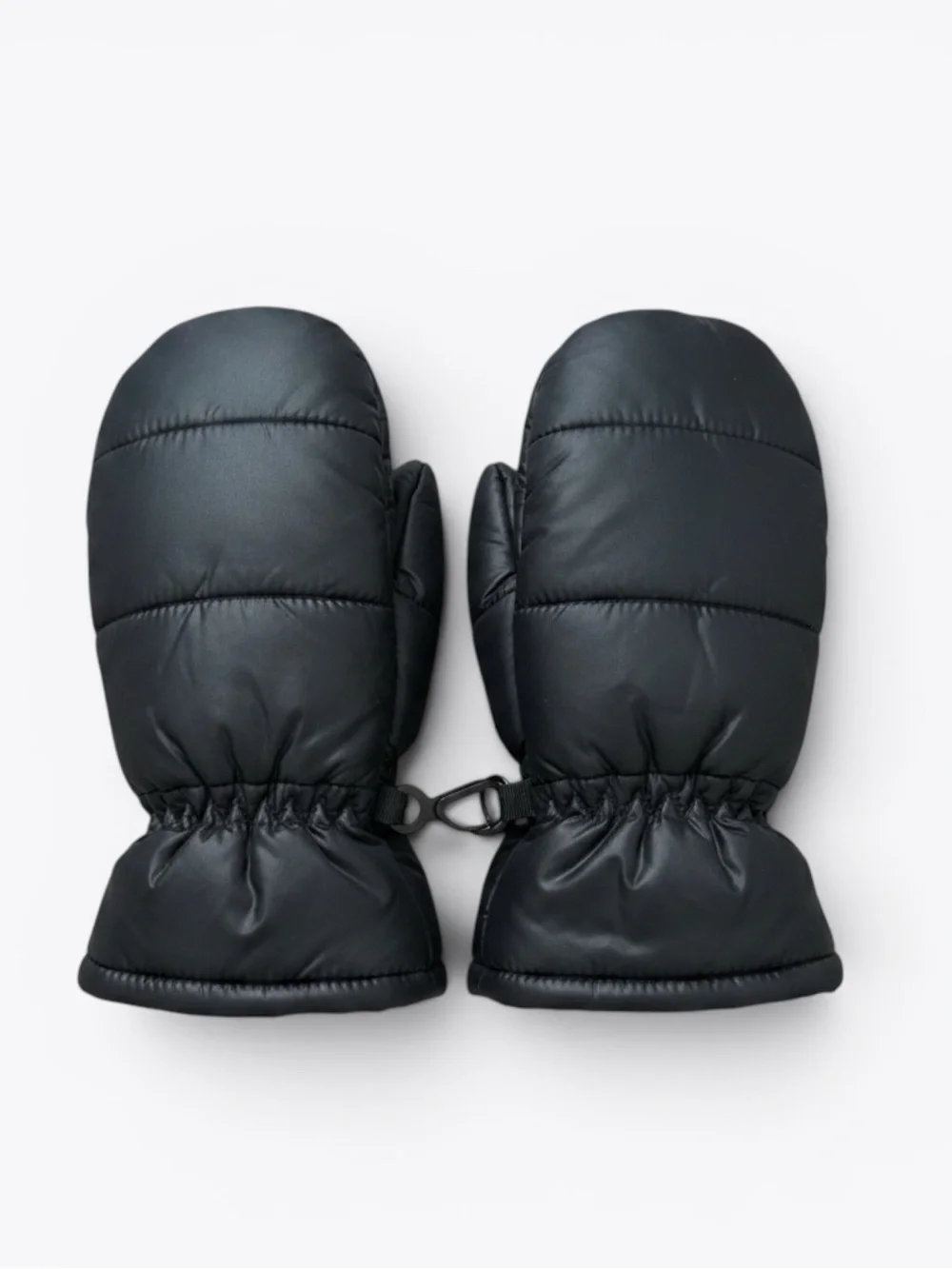 Baby Gap Black Puffer Mittens Size M/L (4–5 Years) Winter Snow New